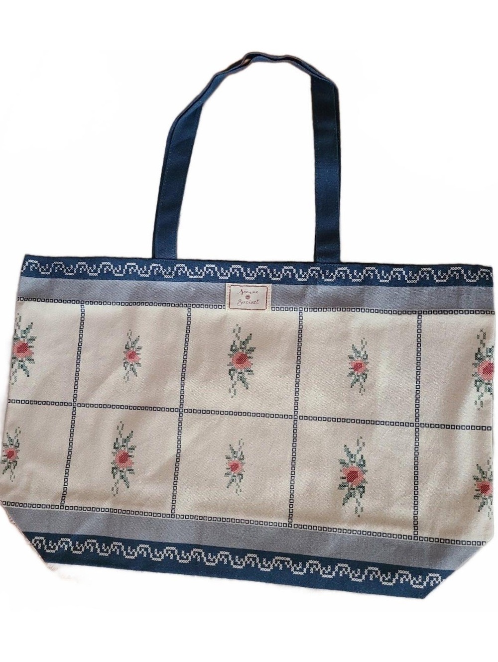 NWOT Sézane x Baziszt limited edition floral canvas tote bag